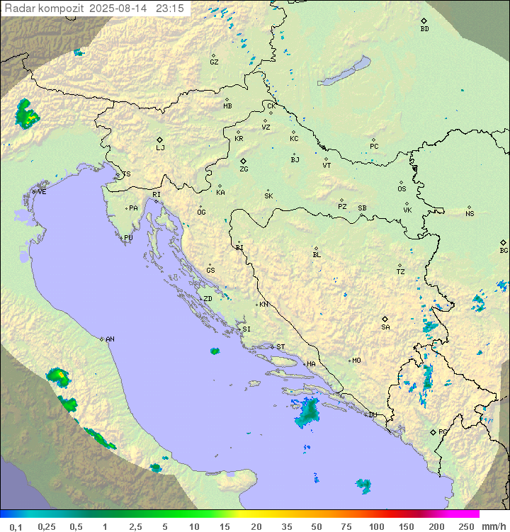 Padavine Hrvaška