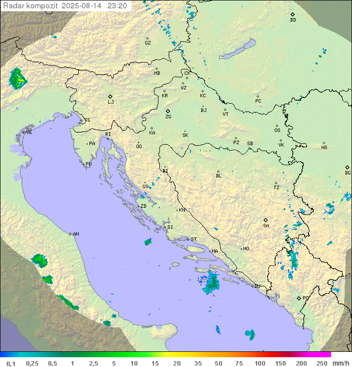 Padavine Hrvaška