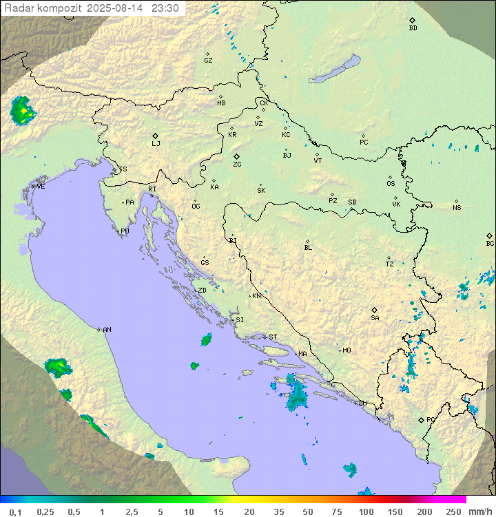 Padavine Hrvaška