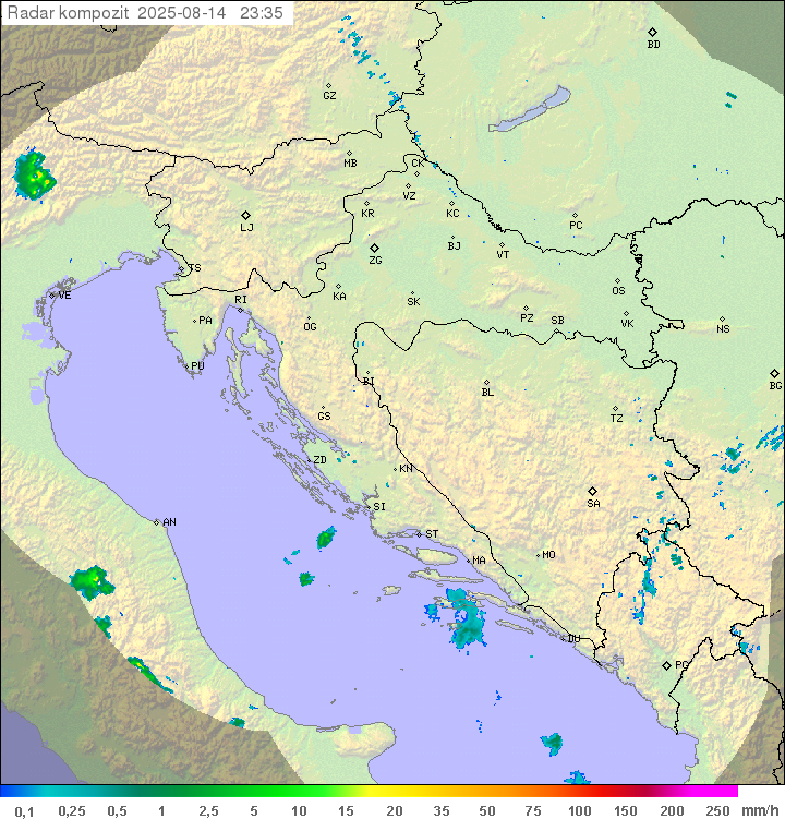 Padavine Hrvaška