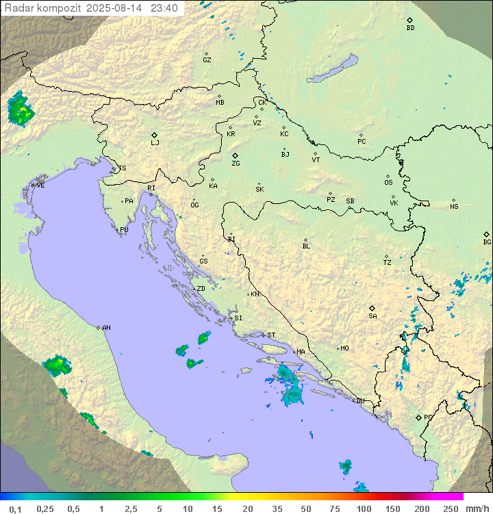 Padavine Hrvaška