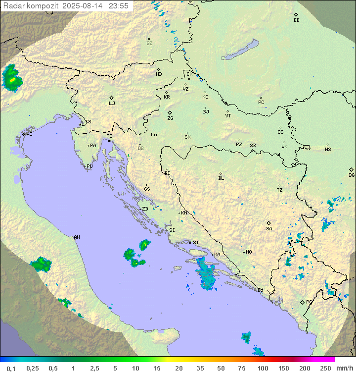 Padavine Hrvaška