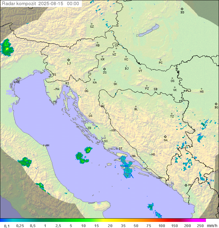 Padavine Hrvaška