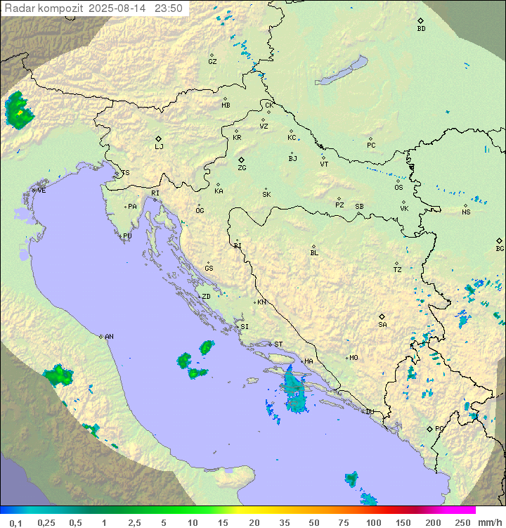 Padavine Hrvaška