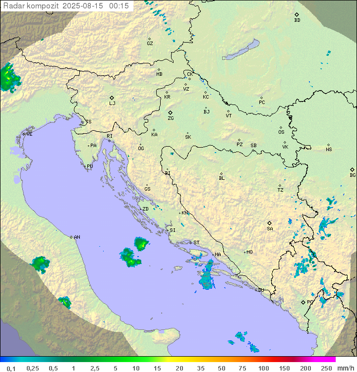 Padavine Hrvaška