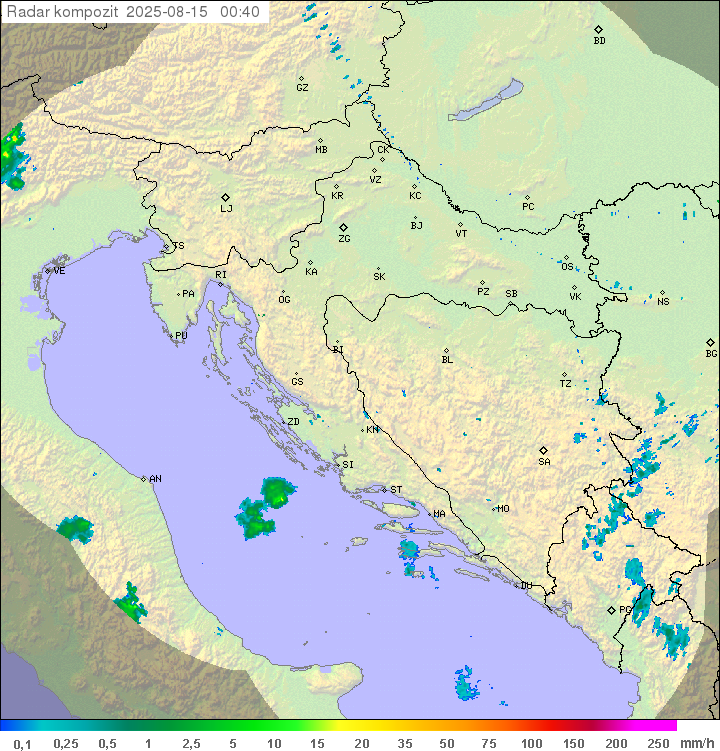 Padavine Hrvaška