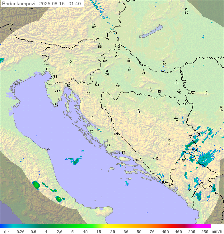 Padavine Hrvaška