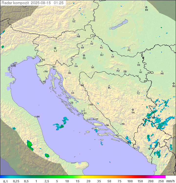 Padavine Hrvaška