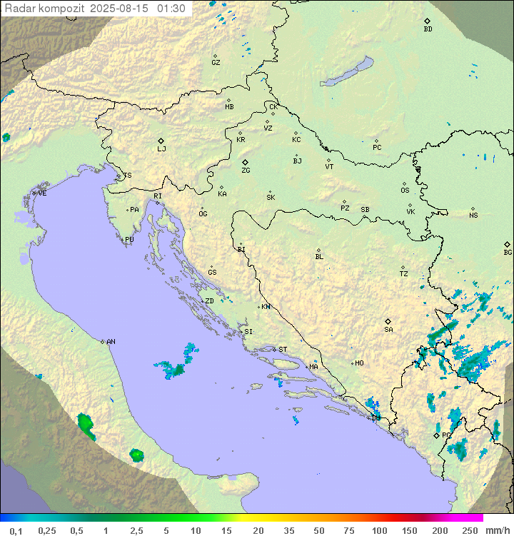 Padavine Hrvaška