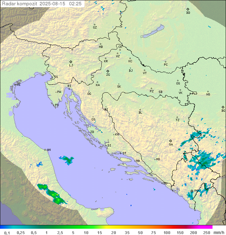 Padavine Hrvaška