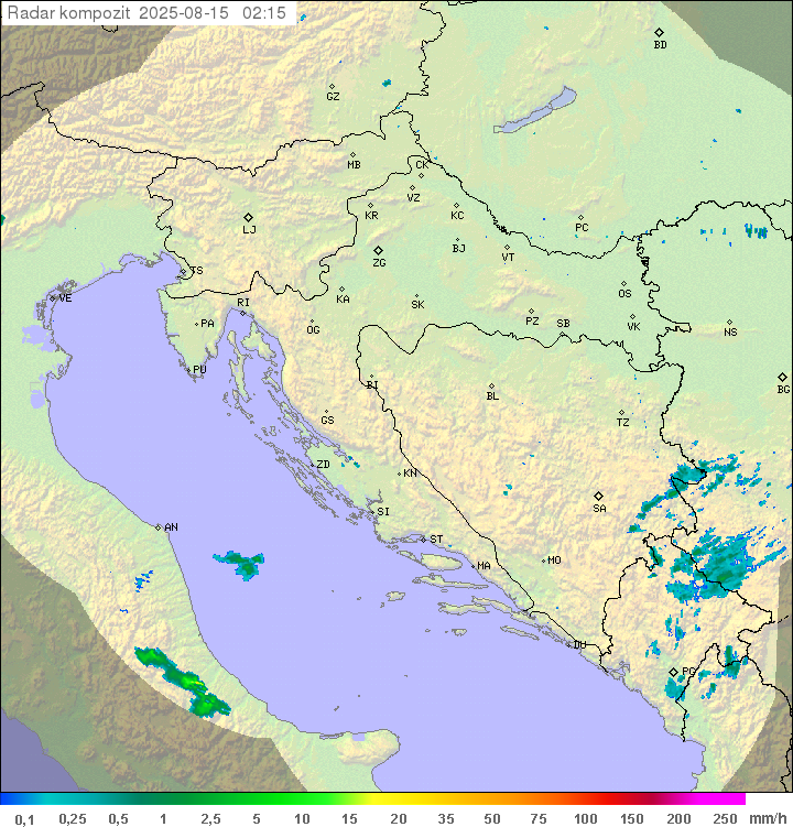 Padavine Hrvaška