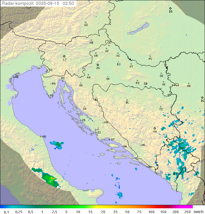 Padavine Hrvaška