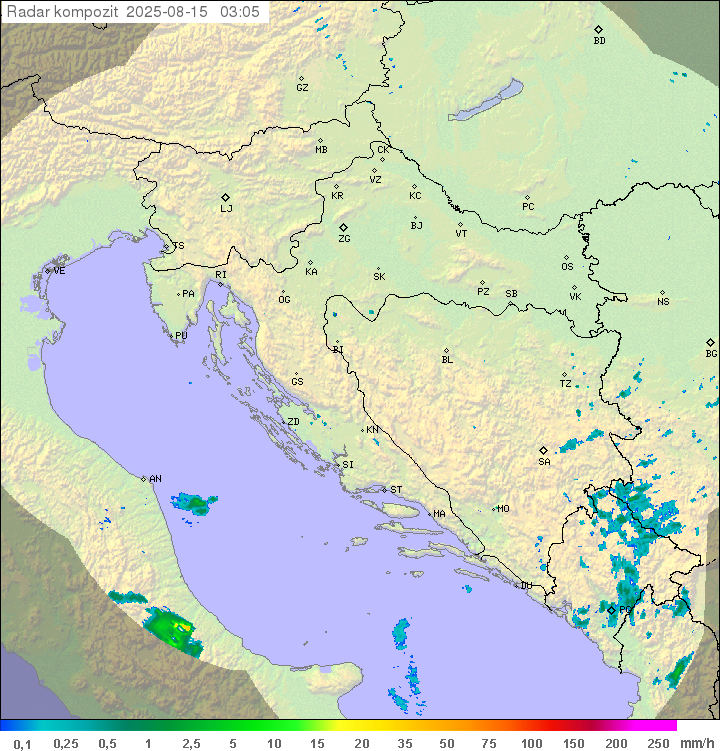 Padavine Hrvaška