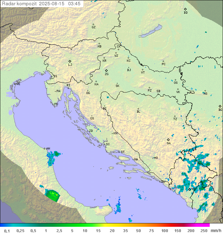 Padavine Hrvaška