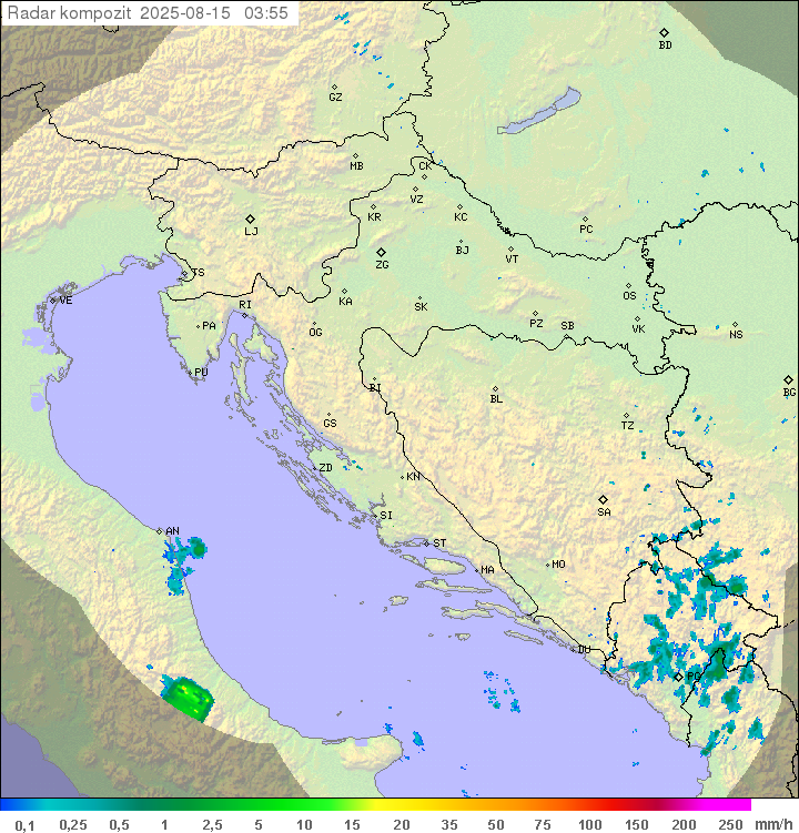 Padavine Hrvaška