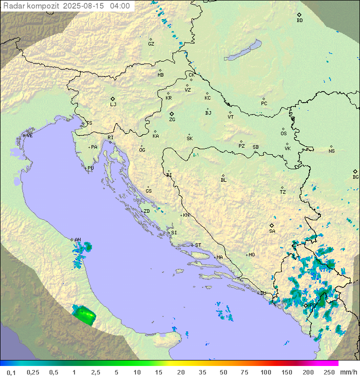 Padavine Hrvaška