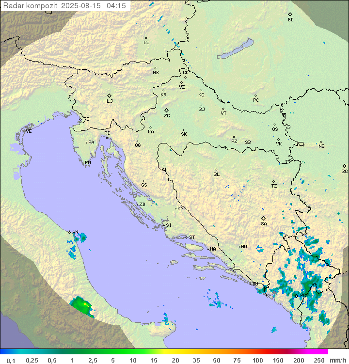 Padavine Hrvaška