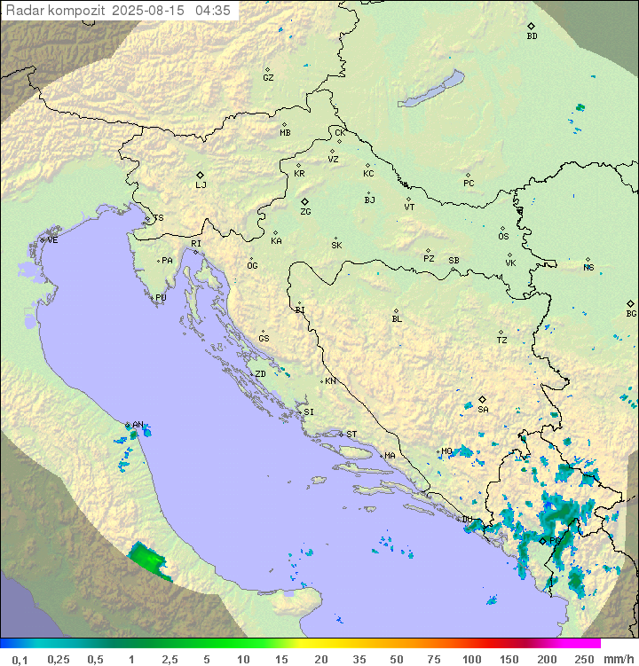 Padavine Hrvaška