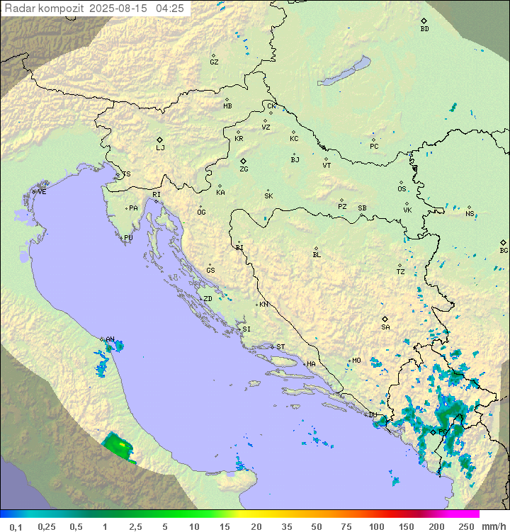 Padavine Hrvaška