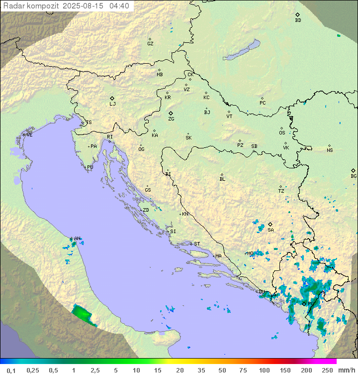 Padavine Hrvaška