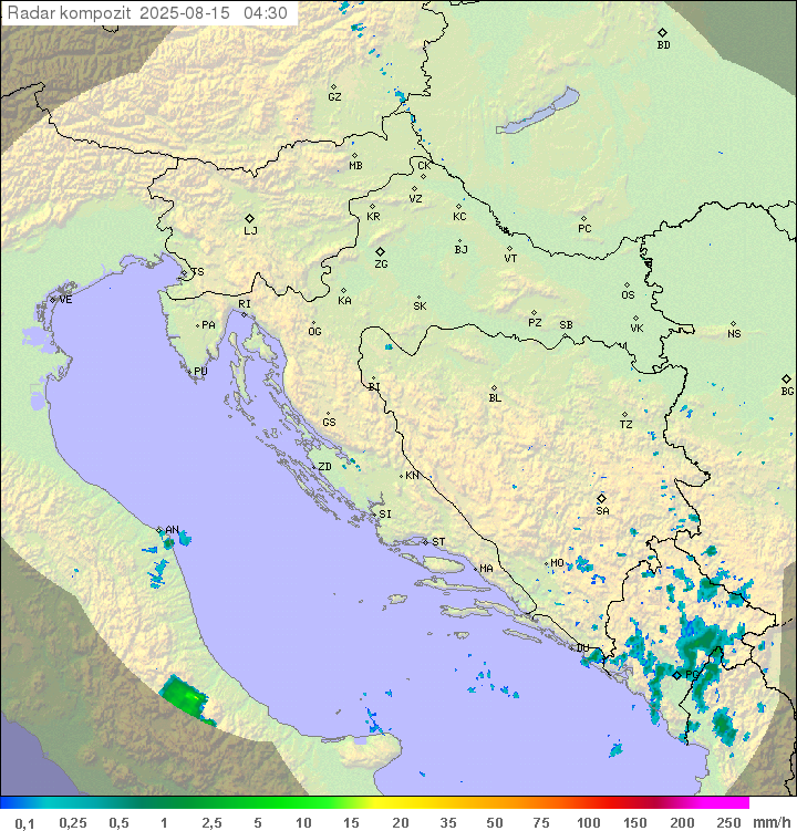 Padavine Hrvaška