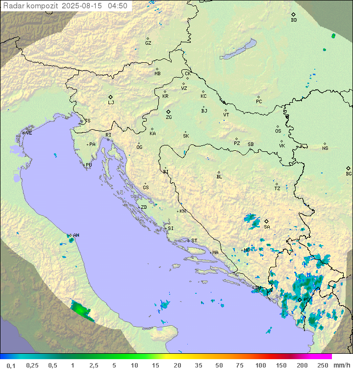 Padavine Hrvaška