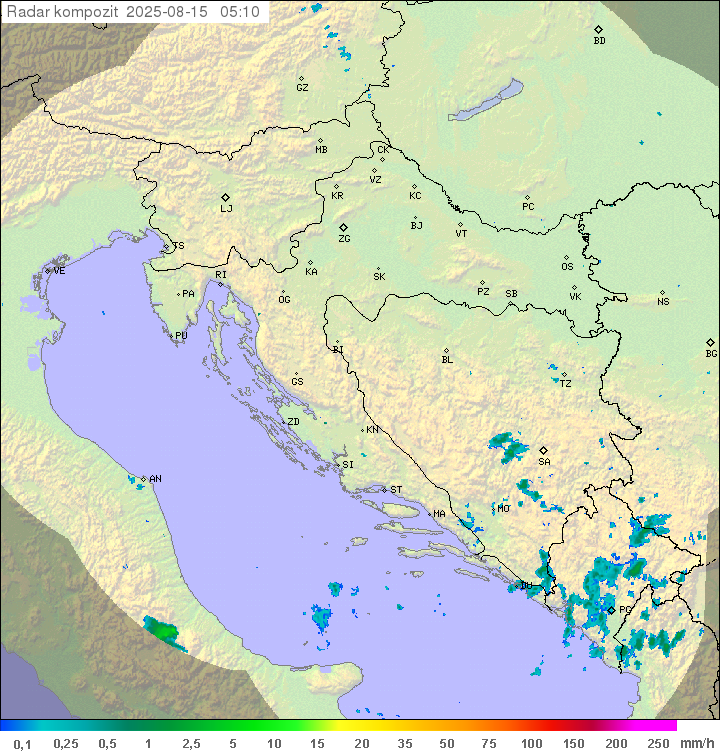 Padavine Hrvaška