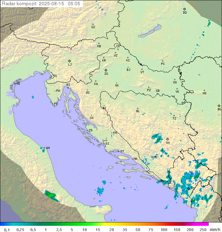Padavine Hrvaška