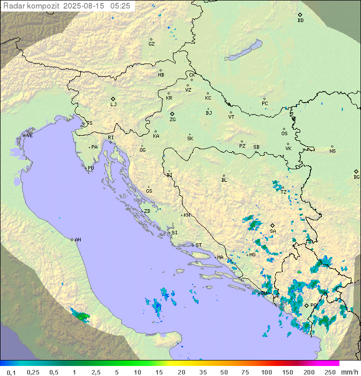 Padavine Hrvaška