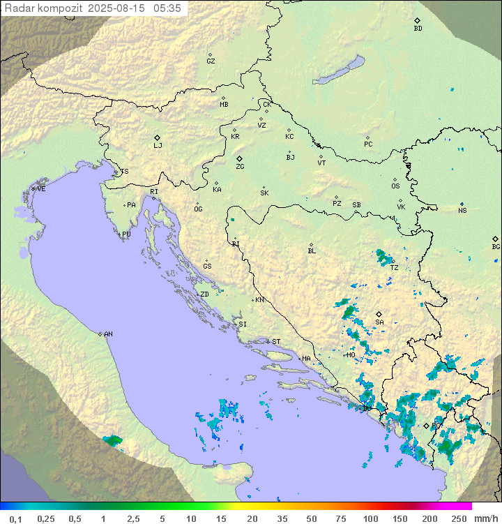 Padavine Hrvaška