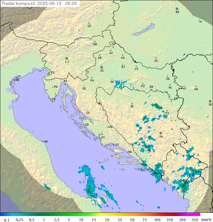 Padavine Hrvaška