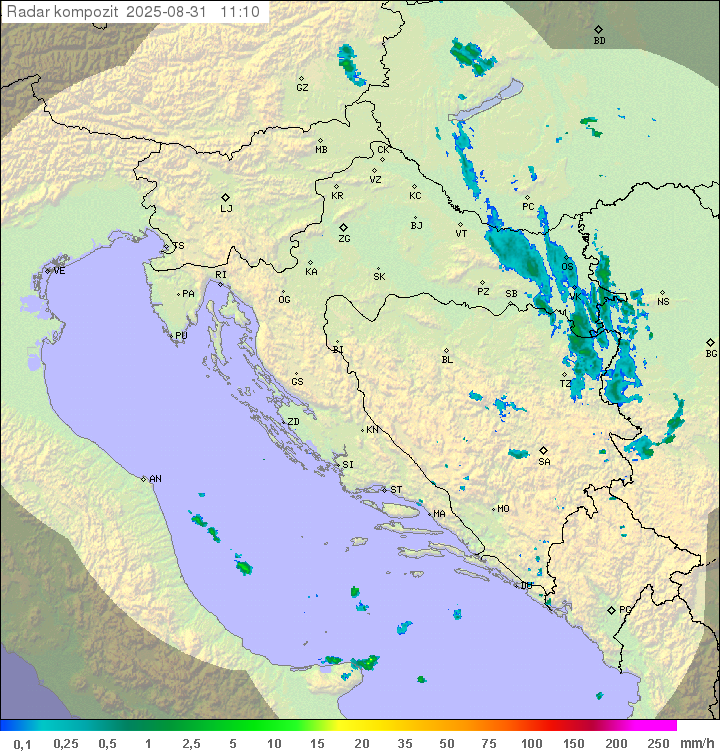 Padavine Hrvaška