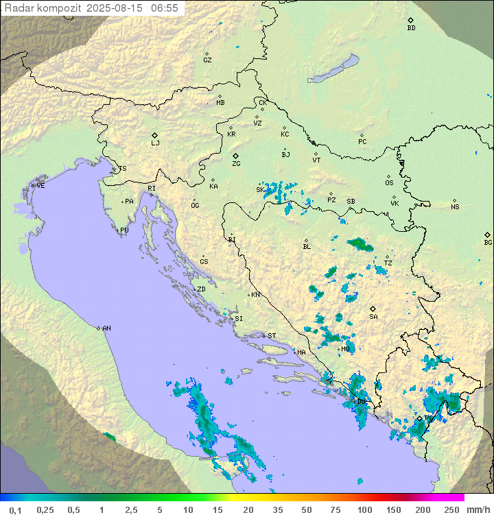 Padavine Hrvaška