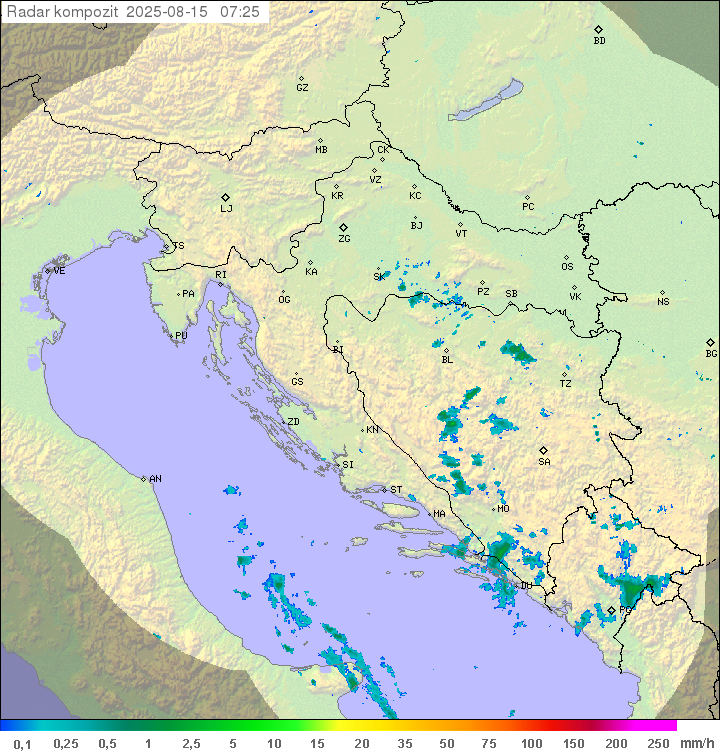 Padavine Hrvaška