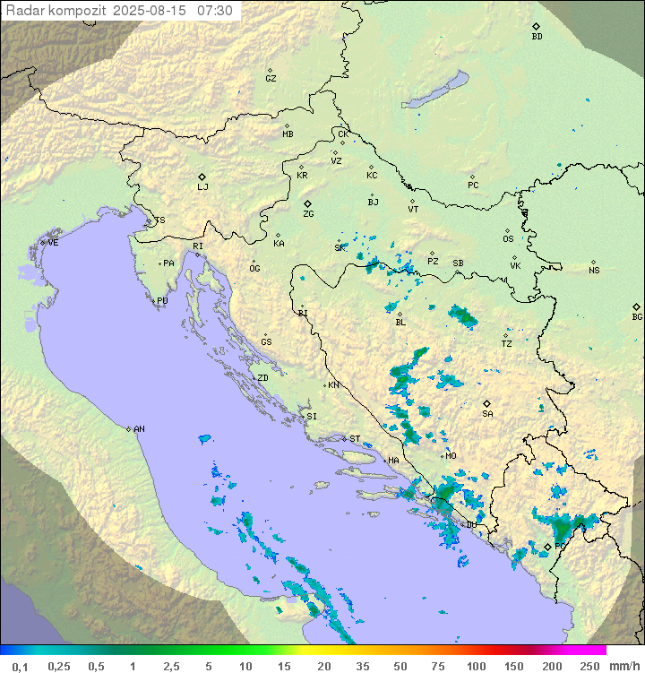 Padavine Hrvaška