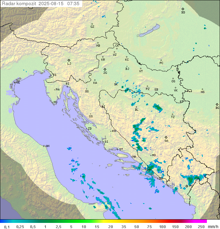 Padavine Hrvaška