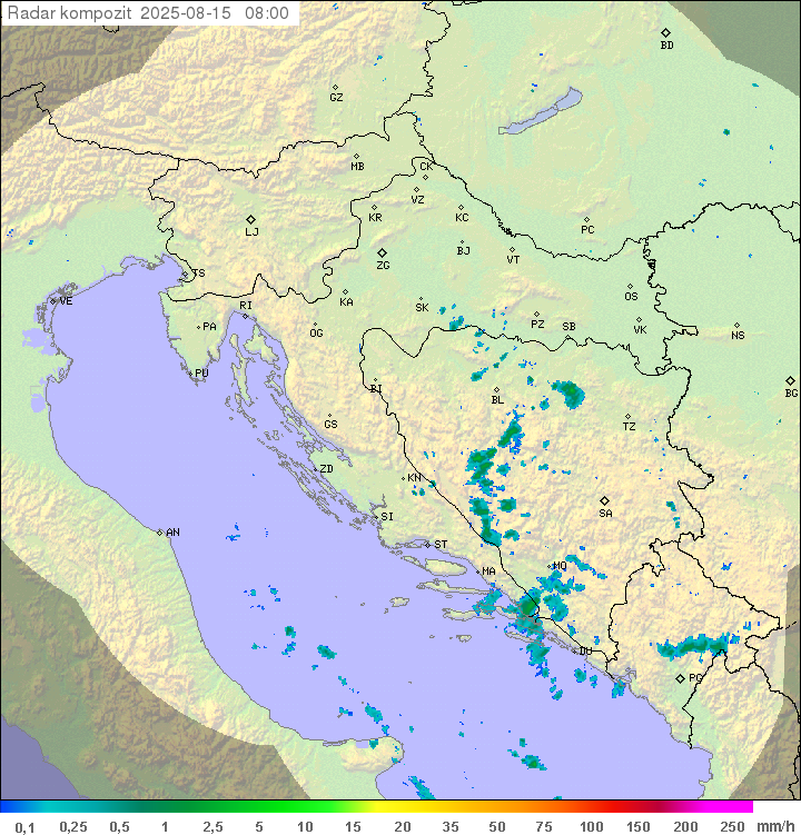 Padavine Hrvaška