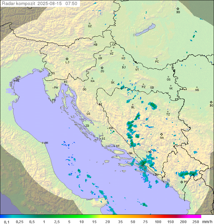 Padavine Hrvaška