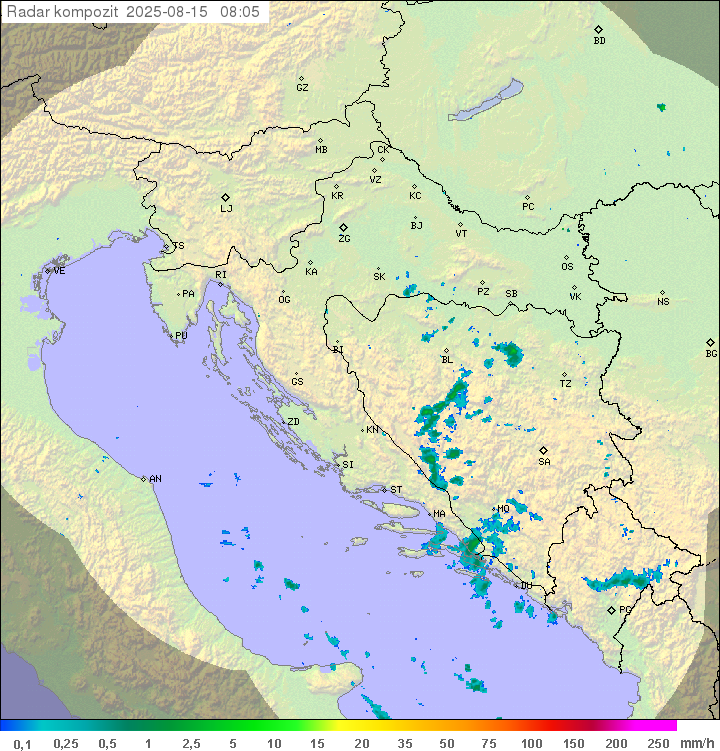 Padavine Hrvaška