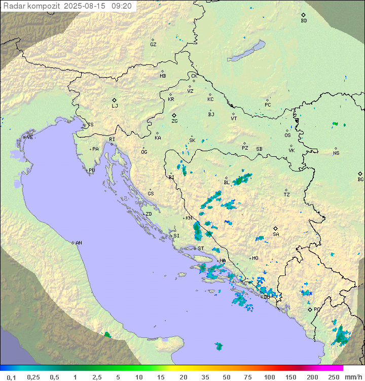 Padavine Hrvaška