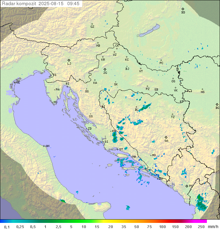 Padavine Hrvaška