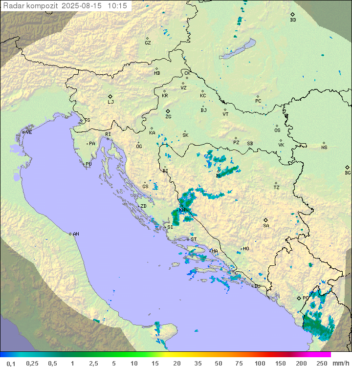 Padavine Hrvaška