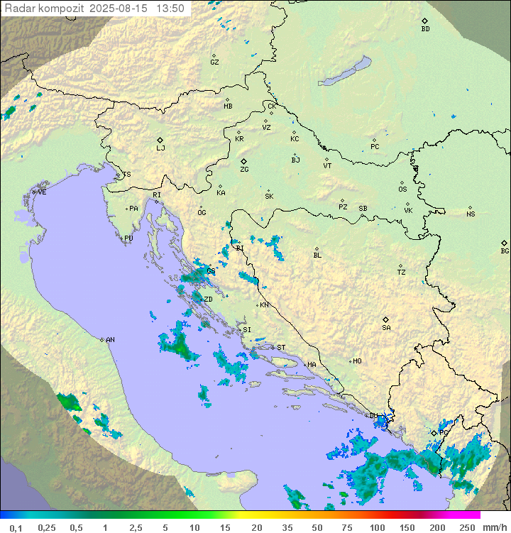 Padavine Hrvaška
