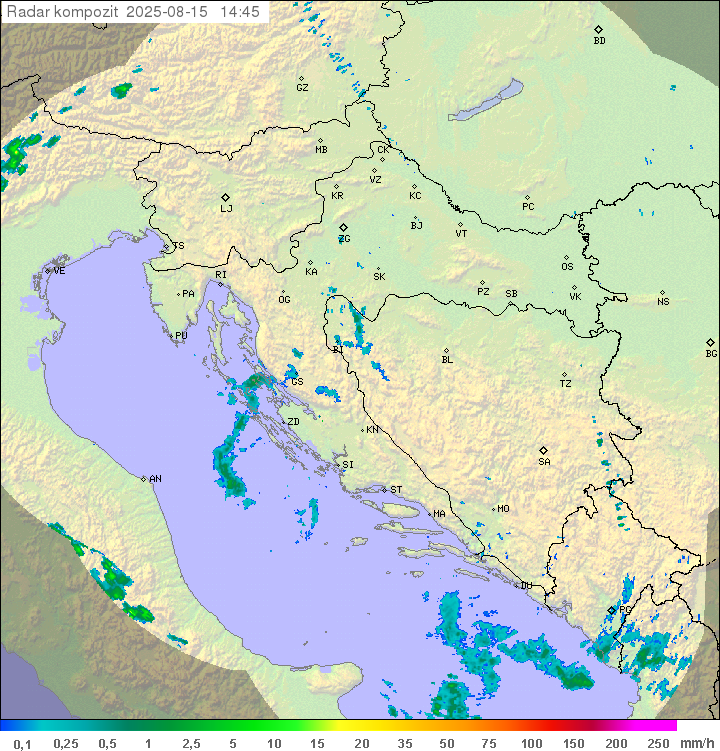 Padavine Hrvaška