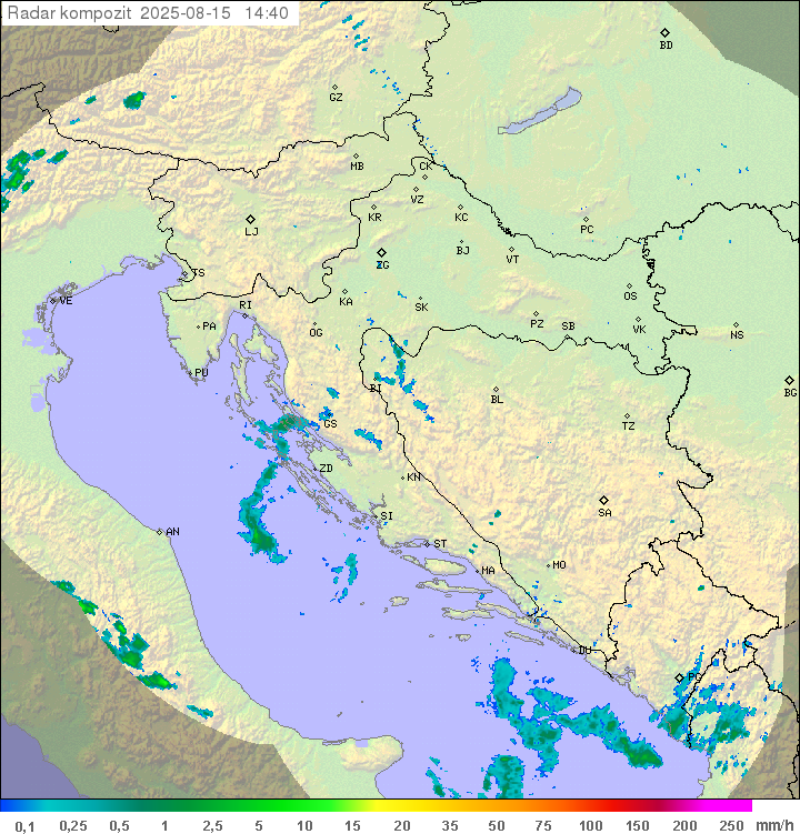 Padavine Hrvaška