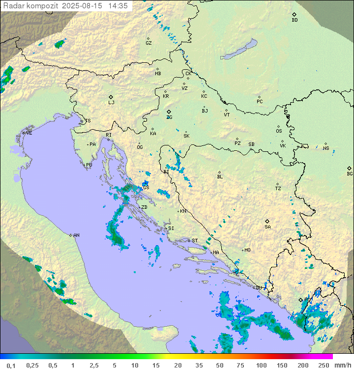 Padavine Hrvaška