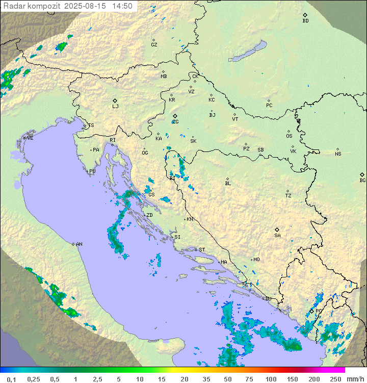 Padavine Hrvaška