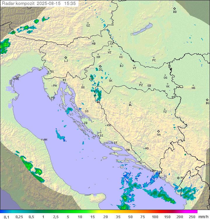 Padavine Hrvaška
