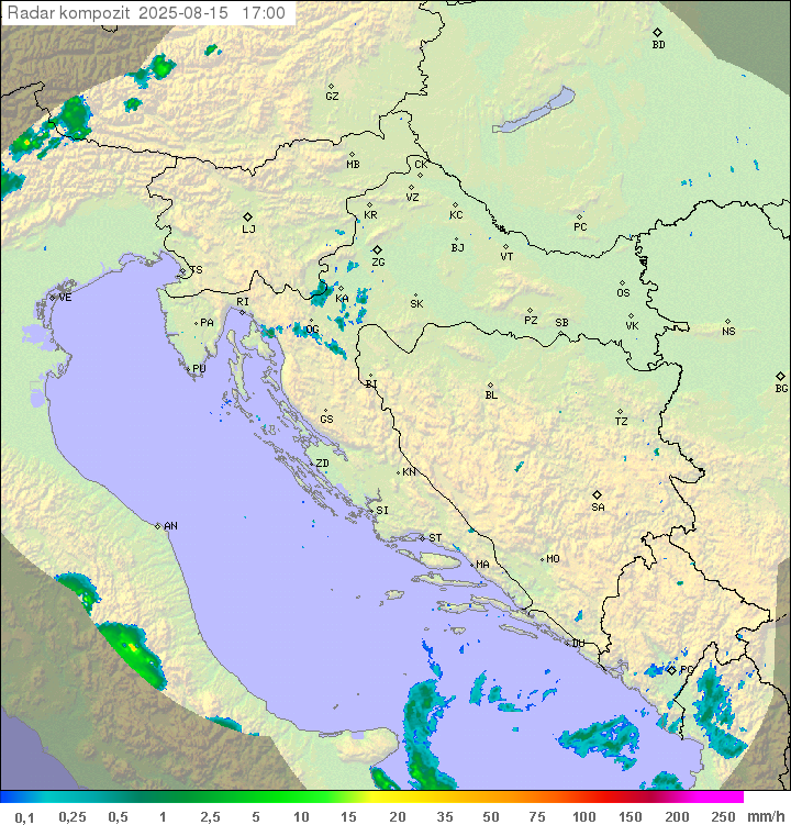 Padavine Hrvaška