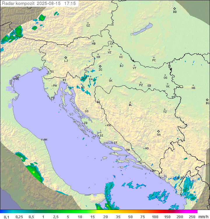Padavine Hrvaška